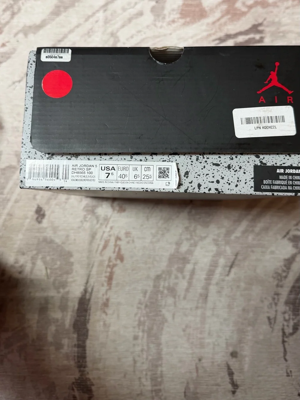 Air Jordan 1 Off-White Sail Size 7.5 🛑Rare🛑